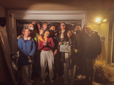 Christian Picken on set